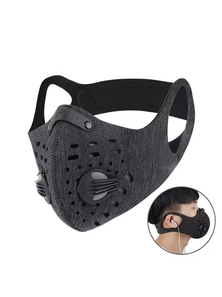 AliExpress Unisex Cycling Mask Windproof, Dustproof PM2.5 Filter Activated Carbon Half Face Mask for Biking, Running Outdoor Sports
