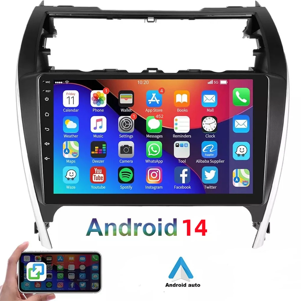 

10.1-inch Android 14 Navigation Car Radio Built-in WI-FI Car Radio High Definition for Toyota US Camry 12-14