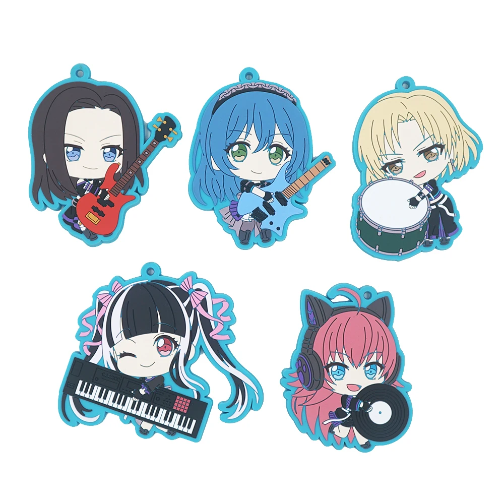 Bang Dream! RAISE A SUILEN Anime Game PAREO LAYER Rubber Keychain