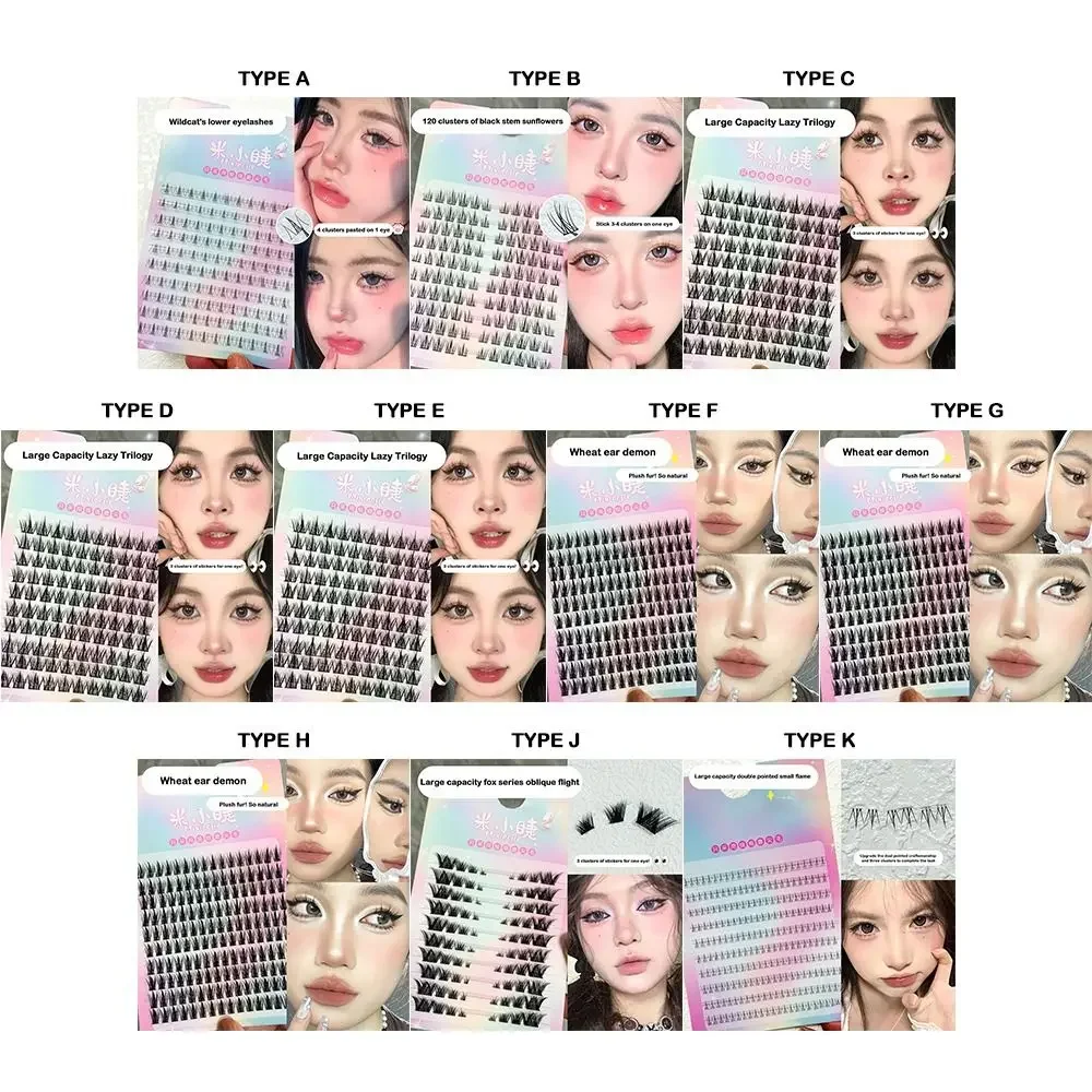 美しい3Dつけまつげ、接着剤不要、ジェルグルーストリップ付き、マンガ風つけまつげ、DIY手作り、セルフ接着式つけまつげ、女の子向け