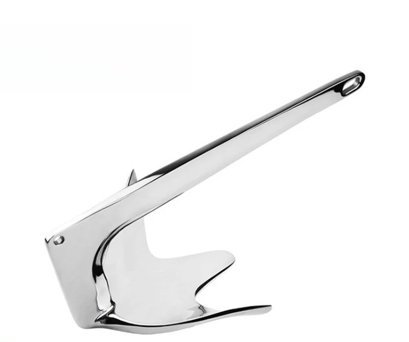 316 Stainless Steel Marine Anchor 1-80KG Large Fluke Boat Yacht Grapple for Ships
