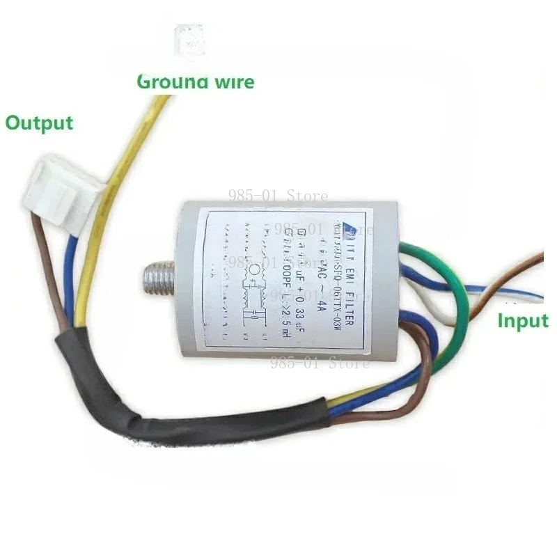 EMI Filter ESFQ-06TTX-03W, Updated Model YC-04ATTX-03, Inverter Refrigerator Capacitor