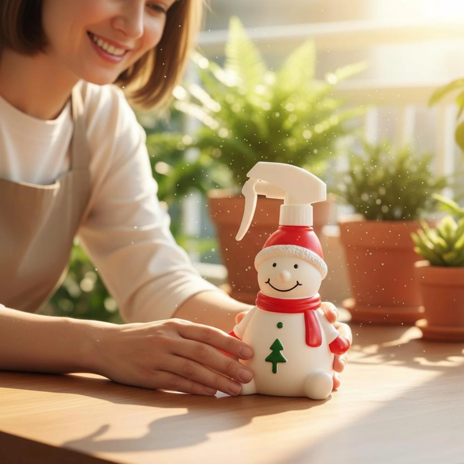 

Holiday Figurine Sprayer Portable Size Decorative Plant Spray Bottle Decorative Plant Sprayer Lightweight Garden Tool Fine Mist