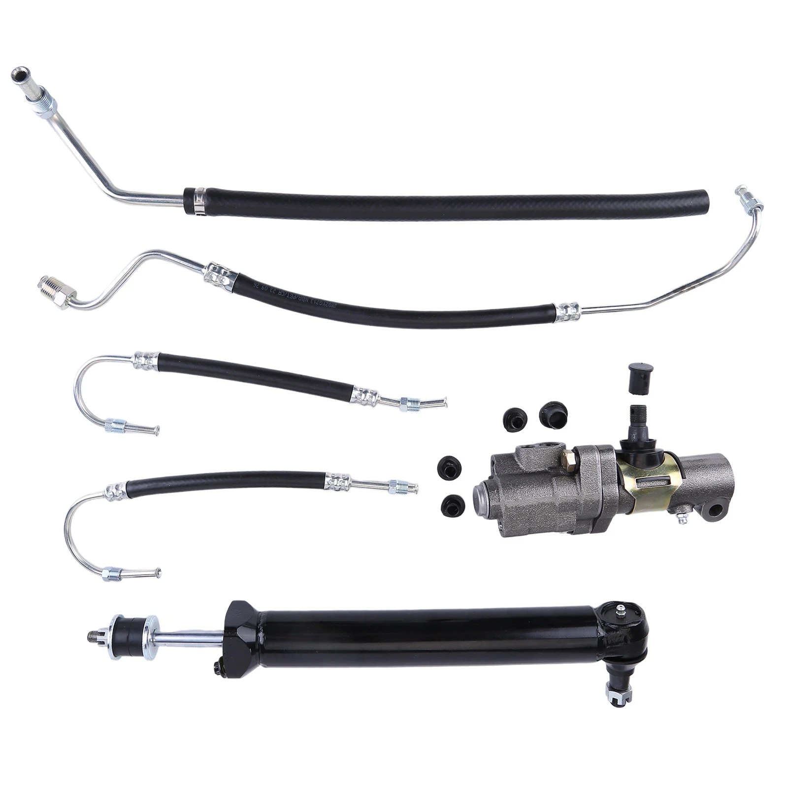 1502007 Power Steering Valve Cylinder and Hose Kit Compatible for Corvette 1963-1979