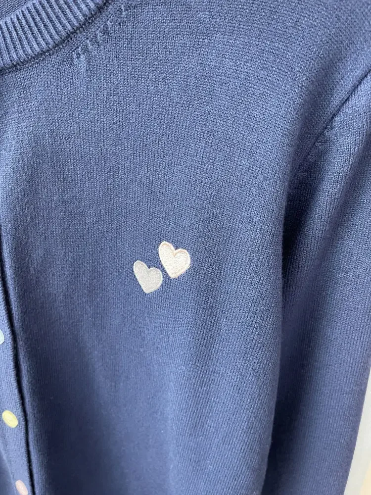 Fashion Versatile Women Sweater 2026 Autumn Winter Elegant Embroidered Women Knit Cardigan Long Sleeve Unique Colorful Buttons