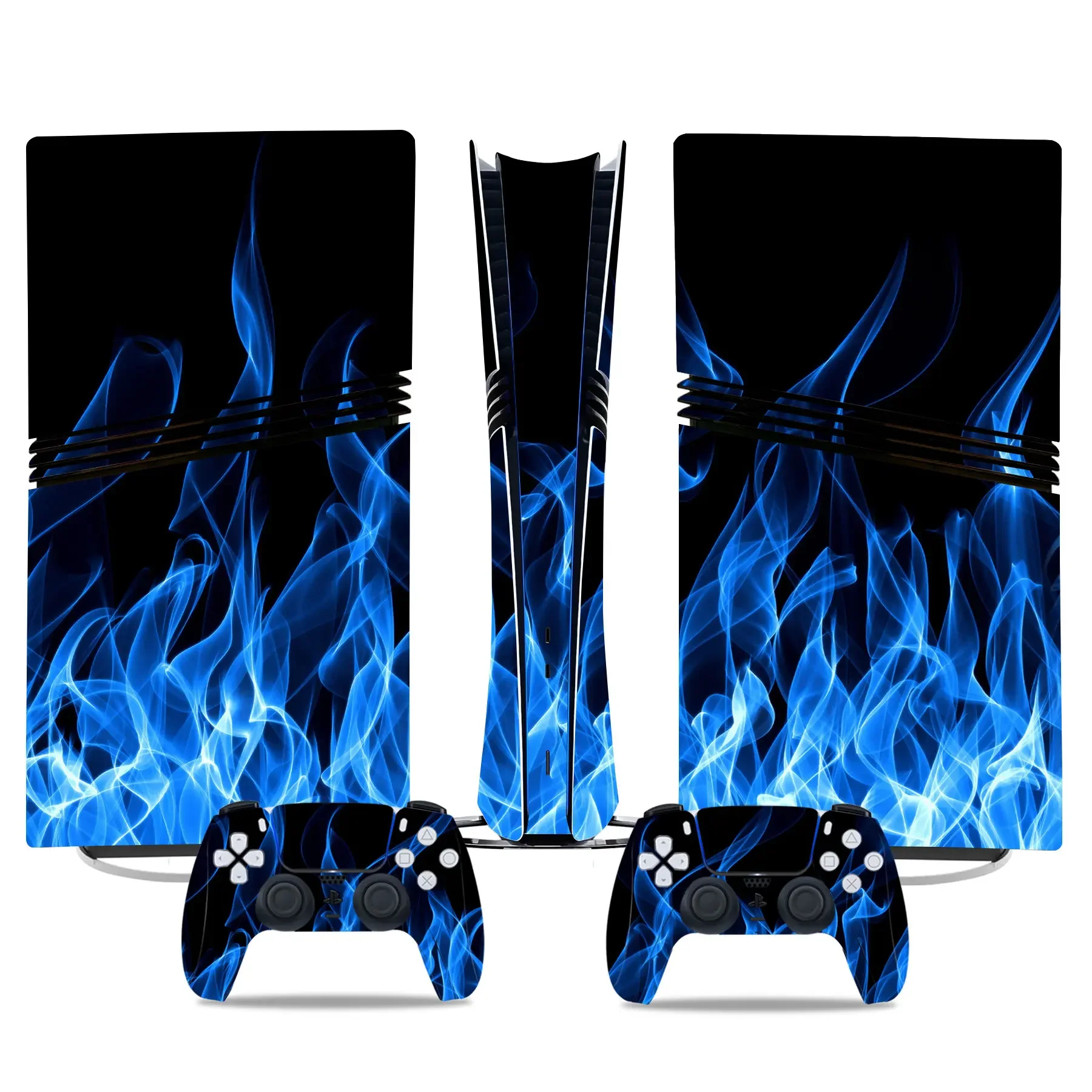 for PS5 Pro Digital Skin Sticker Decal Cover for Console and 2 Controllers New PS5 pro Digital Skin Vinyl