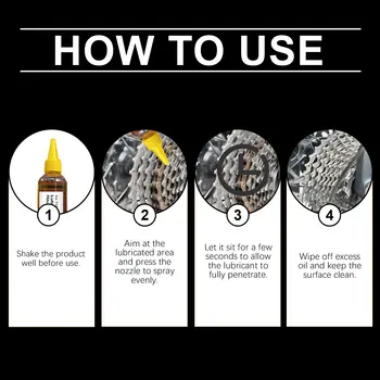 機車自行車鏈條專用潤滑油 登山車鏈條油 前叉飛輪鏈條自行車配件 6 最佳銷售 摩托車鏈條潤滑油 - №5