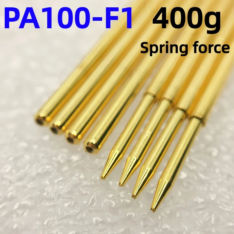 

20/100PCS 400g PA100-F1 Spring Test Probe PA100-F Test Pin P100-F P100-F1 Test Tool 33.35mm 1.36mm Needle Gold 0.99mm Pogo Pin