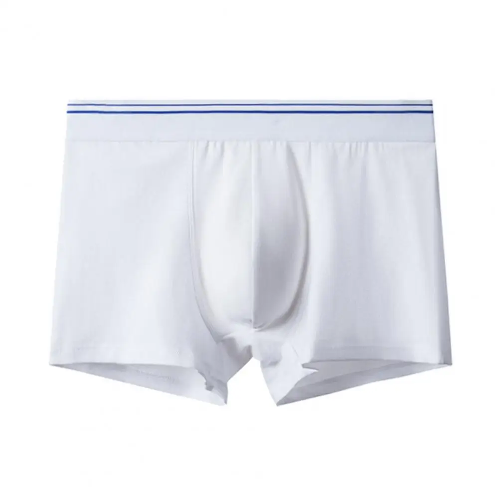 2026 Men Boxer Underwear Elastic Mid-Waist Design U-Convex Shorts Briefs Smooth Texture Panties Daily Wear