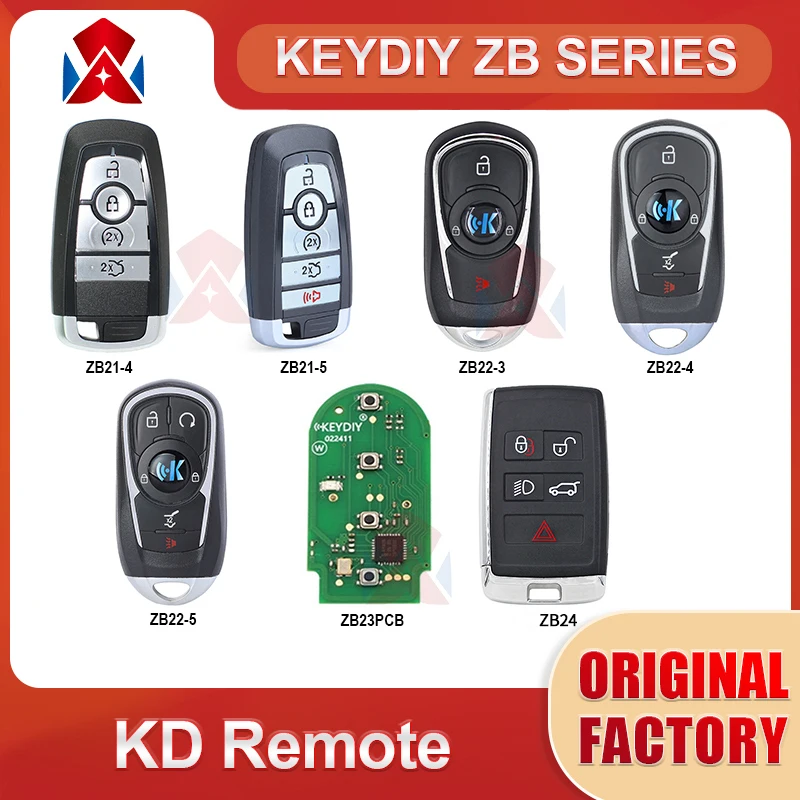 

KEYDIY ZB Series Universal Smart Key ZB21-4 ZB21-5 ZB22-3 ZB22-4 ZB22-5 ZB23PCB ZB24 for KD-X2 Car Key Remote