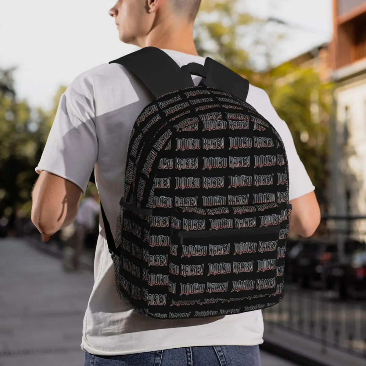 

Студенческий рюкзак Jujutsu Kaisen, школьная сумка, походный дорожный рюкзак для мальчиков и девочек, модная сумка для книг, сумки на плечо