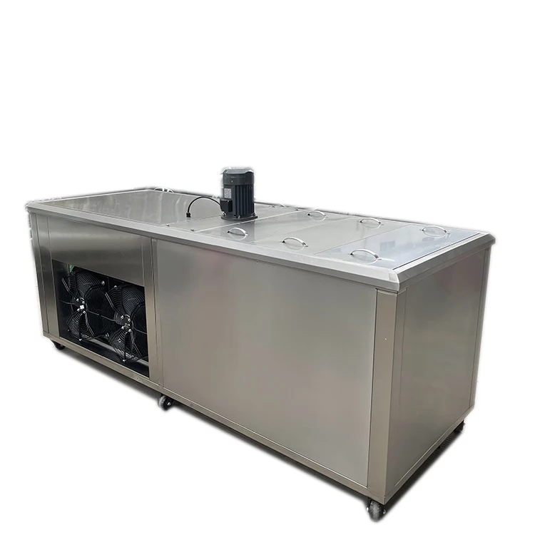 1000kg Industrial Ice Making Machine Direct Cooling Commercial Block Freezer Shaved Ice Maker Making Plant Machine