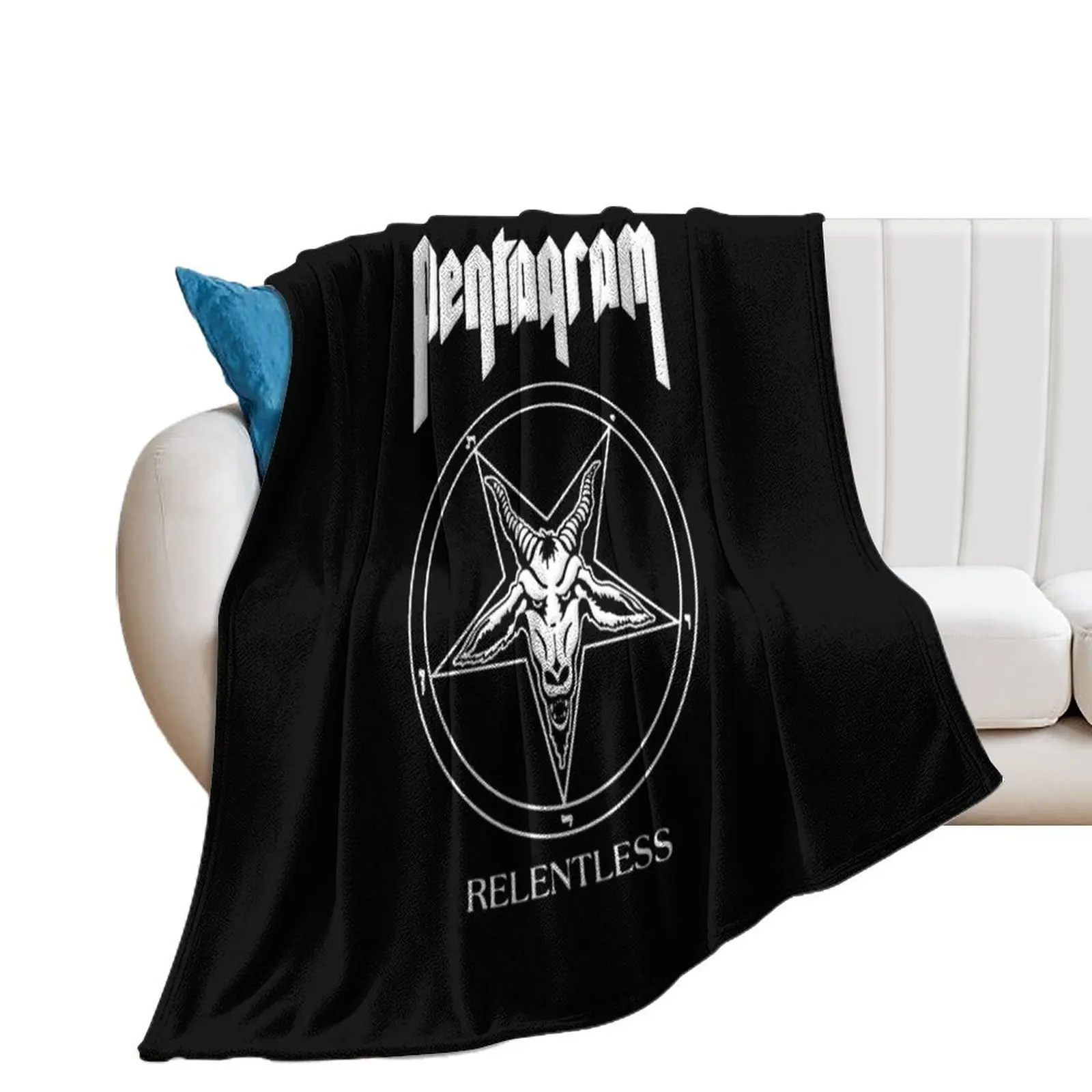 Pentagram Relentless Throw Blanket Decorative Beds Thins Soft Plaid Baby Blankets