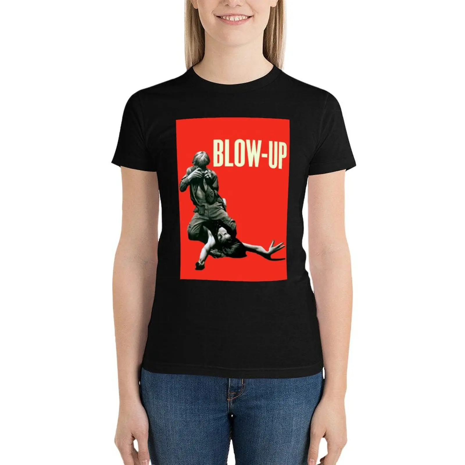 Blow-Up T-Shirt aesthetic clothes Aesthetic clothing vintage clothes t-shirt dress for Women graphic