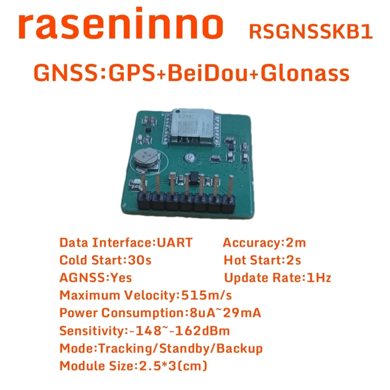 وحدة تحديد المواقع raseninno GNSS GPS GLONAS RSGNSSKB1 FPV خارج التحكم في الإنقاذ طائرات بدون طيار ذات أجنحة ثابتة هوائي سيراميك NMEA #2