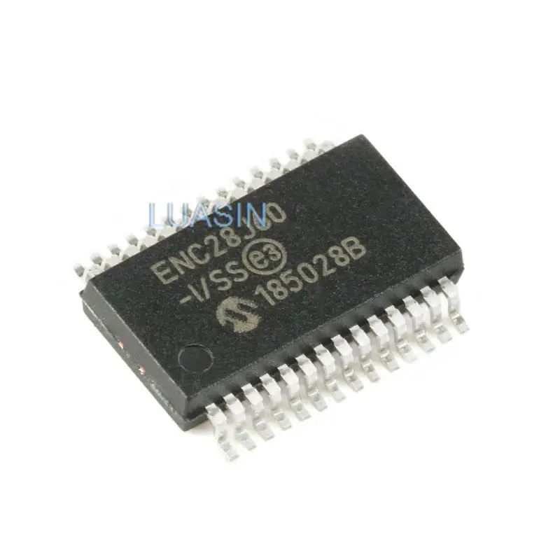 10pcs/LOT ENC28J60-I/SS ENC28J60/SS ENC28J60/SO ENC28J60-I/SO -I/ML SSOP-28 Ethernet Controller Chip 8KB of RAM