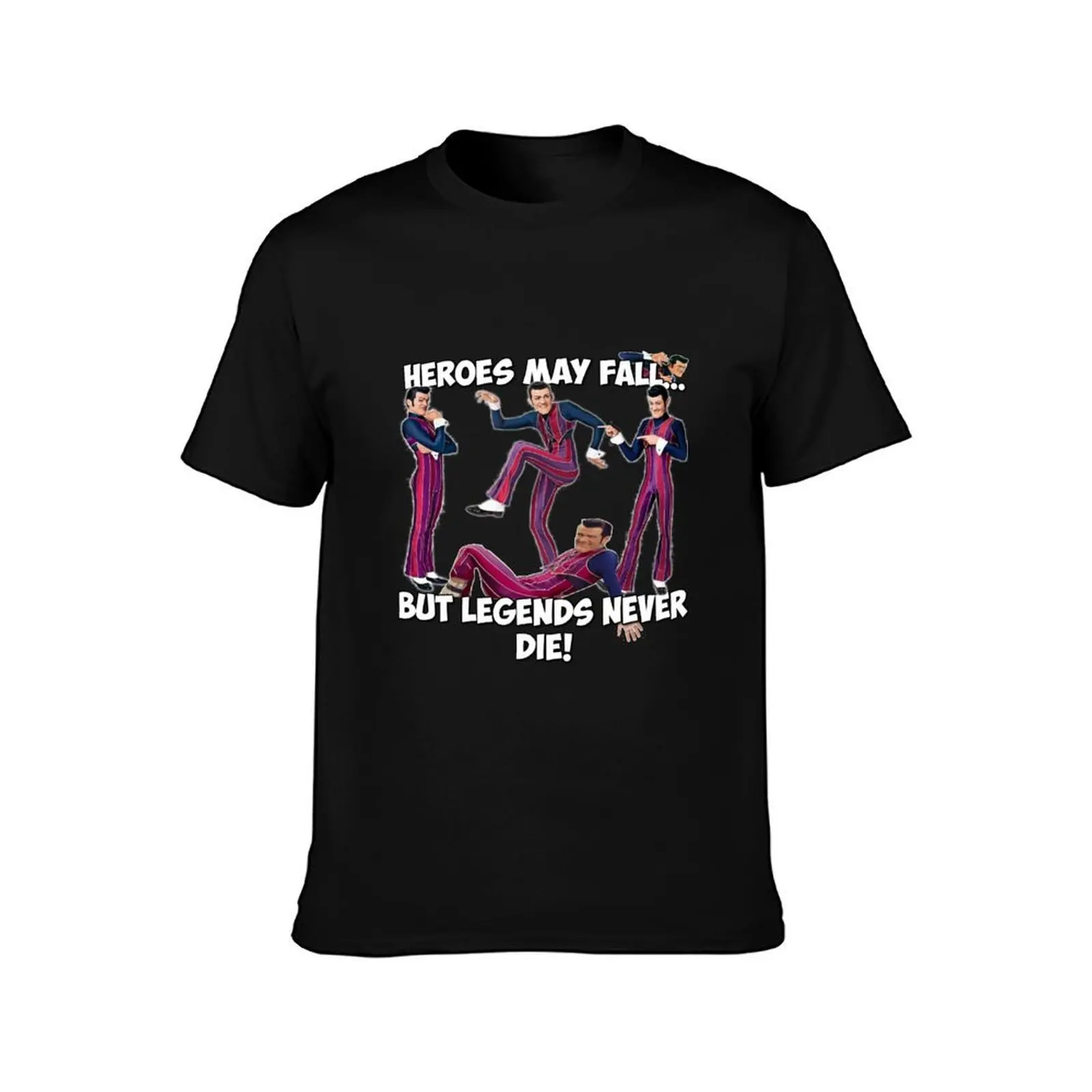 Robbie Rotten - Legends Never Die! T-Shirt, Summer Casual Cotton Tee, Oversized Streetwear Tops, Vintage Graphic Print