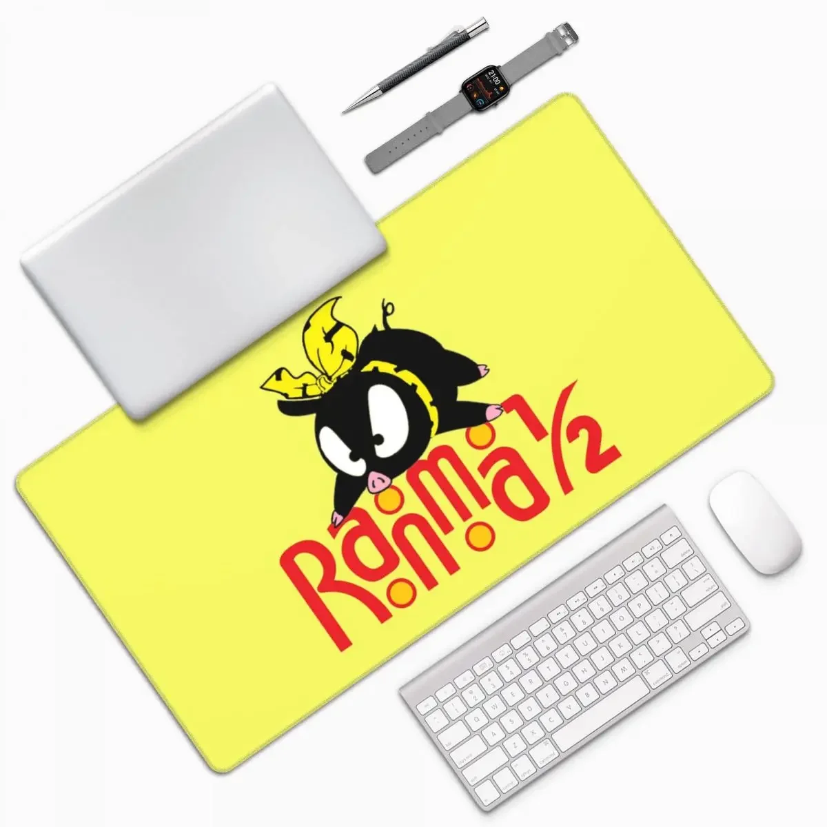 Pchan And Ranma 12 Large Mouse Pad Computer Keyboard Mouse Mat Gaming PC Laptop Desk Mat Office Accessories Table Mats
