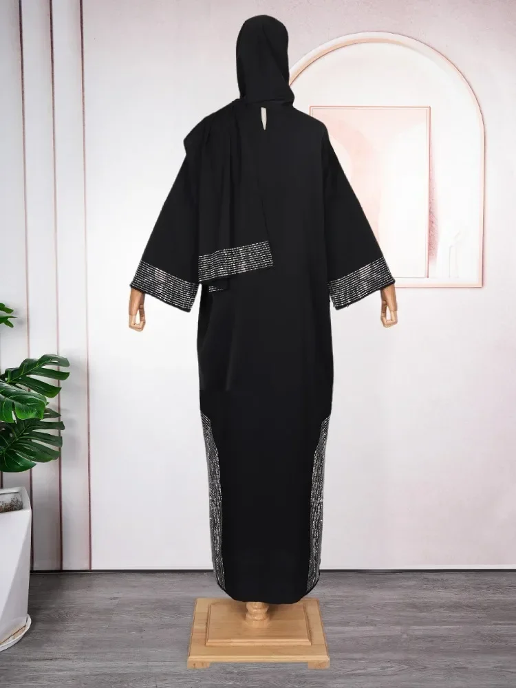 Abayas For Women Dubai Luxury 2024 African Muslim Fashion Dress Caftan Marocain Evening Party Dresses Boubou Robe Djellaba Femme