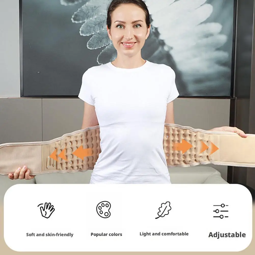 Verstellbarer aufblasbarer Lenden-Traktionsgürtel, Unisex-Erwachsene, Luftdekompressionsbandage, Linderung von Rückenschmerzen, Haltungskorrektur, Wirbelsäulenunterstützung