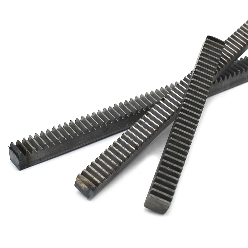 Transmissão mecânica Track Straight Rack, Aço Rack Acessórios, M1 Modulus Gear, 10 16 30 cm Comprimento