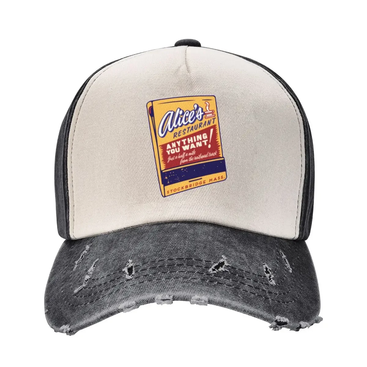 

Alice's Restaurant Baseball Cap tactical cap Sunhat cute Streetwear Women's Beach Outlet 2025 Men's