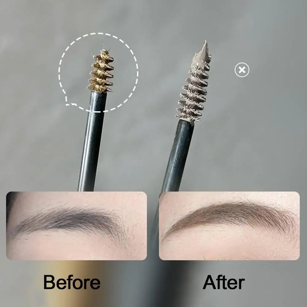 Eyebrow Gel Cream with Brush Waterproof LongLasting Fast Tinting Easy Dye DIY Natural Enhancers Brow Tattoo Tint Makeup Cosmetic