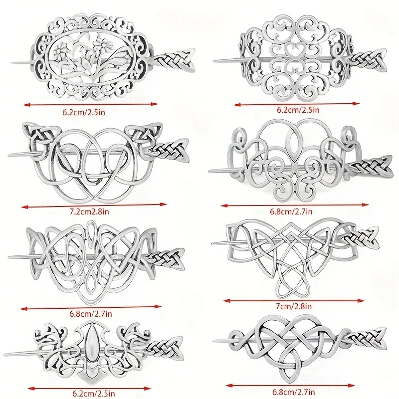 Classical Viking Elegant Retro Women's Styling Braided Hair Fixed Headwear Hairpin Hair Stick Birthday Party Girl Gift