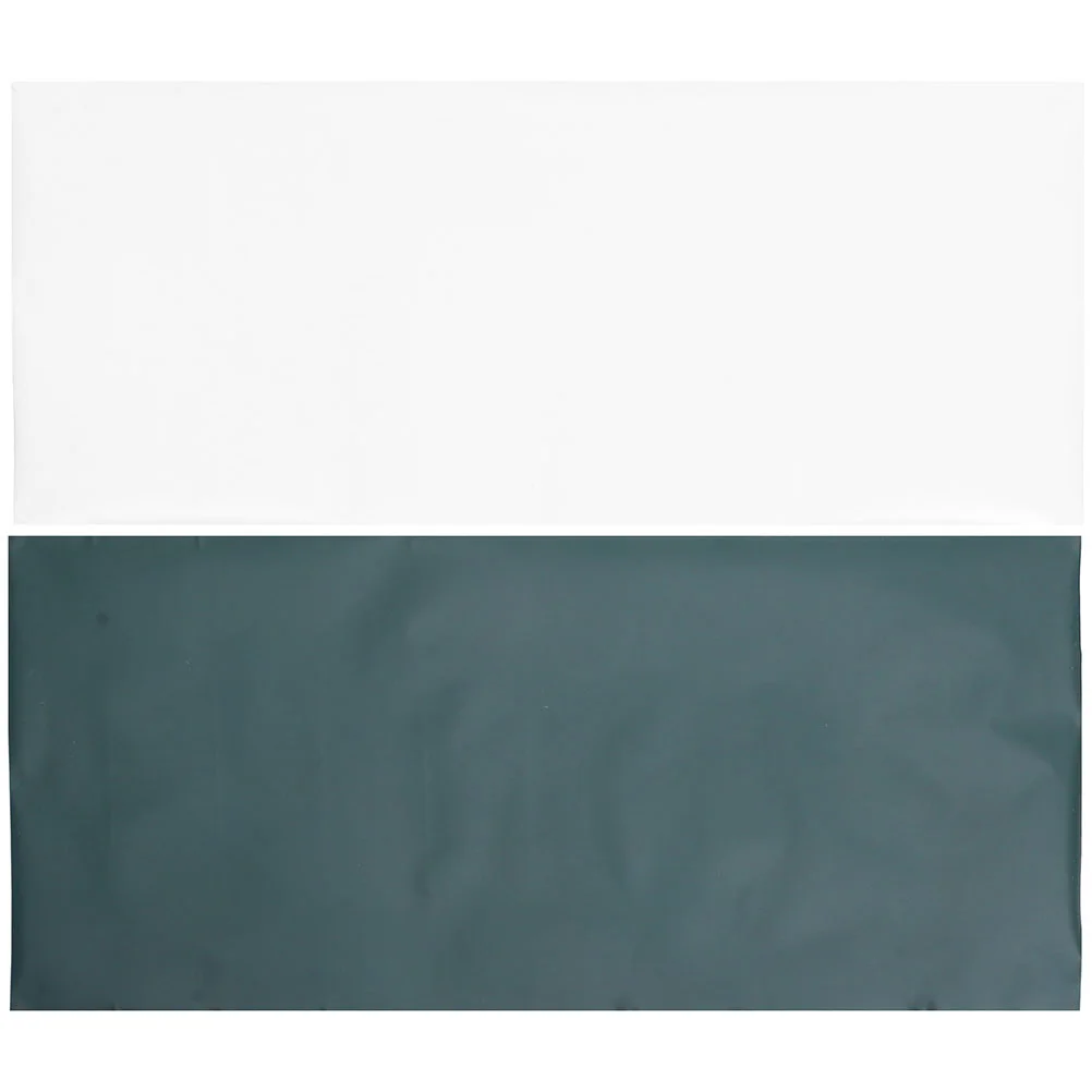 

2 Pcs Blackboard Stickers White for Kids Adhesive Dry Erase Wall Pvc Whiteboard Tape Child Writing Small Sticky