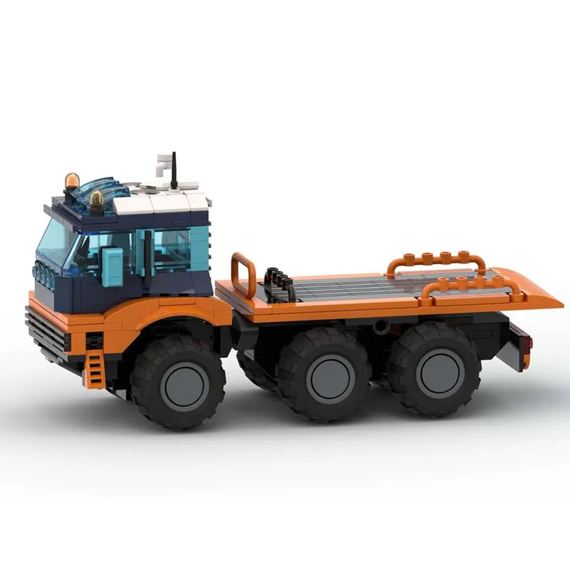 Image of 322-teiliges MOC City Arktischer LKW/U-Boot-Transporter Modell DIY Baustein-Spielzeug - Urlaubs- und Geburtstagsgeschenk