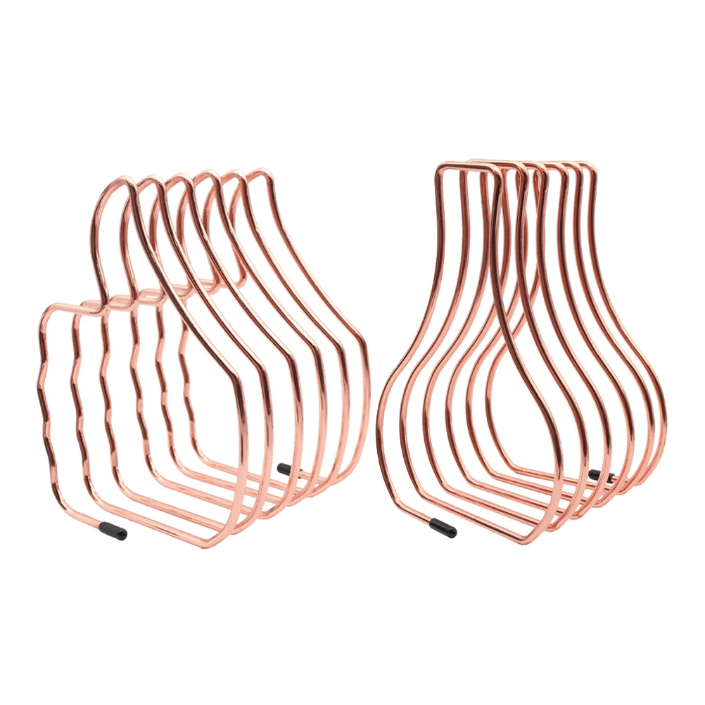 

2 Pcs Bookends Support Books Accesories Storage Desk Holder Stand Organizer for Wooden Bookshelf