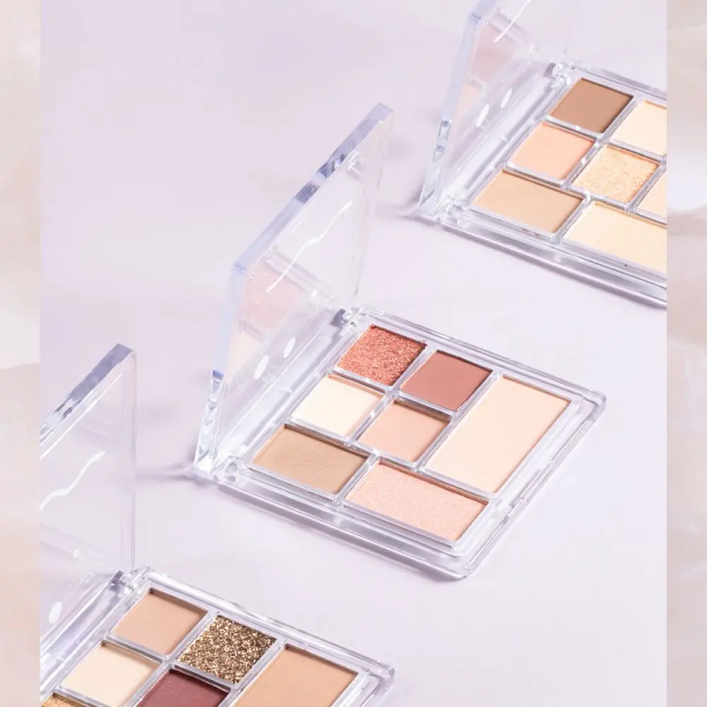 Earth Tone 7 Color Eyeshadow Palette Matte Shimmer Pigmented Natural Makeup Long Lasting Cosmetic For Daily Occasions