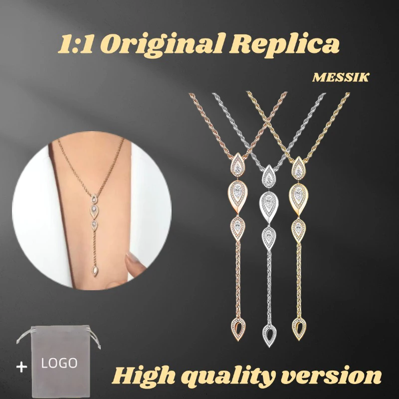 Official Website 2024 New Fiery Tie Style Necklaces Messica Style Fashion Luxury Jewelry Sexy Tassel Necklace