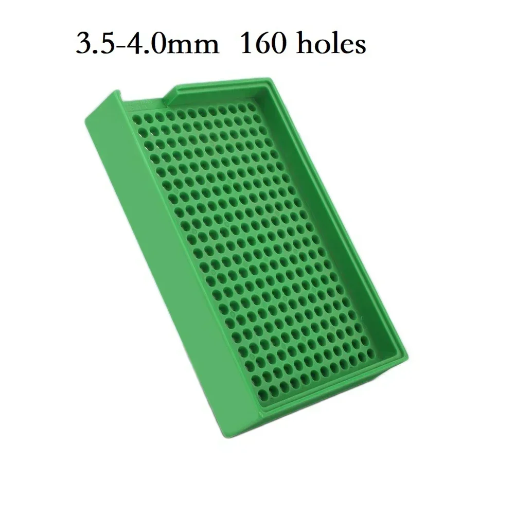 Imagem -02 - Bandeja de Parafuso Antiestática Bandeja de Suporte de Parafuso pp com Fenda Organizador de Armazenamento 1.04.0 mm 160 273 459 Furos para Parafuso 1.0-4.0 mm Peça