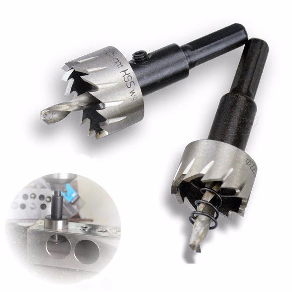 

5 Pcs Hole Drill Bit Set for Metalworking Woodworking Tool Stainless Drilling Holes in Seconds