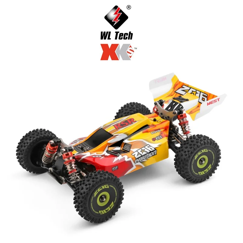 

WL TECH масштаб 1:14, 4WD RC Speed Car, 50 км/ч, бесщеточный двигатель, внедорожный дрифт, шасси из сплава RTR, 2,4 ГГц, игрушка с дистанционным управлением