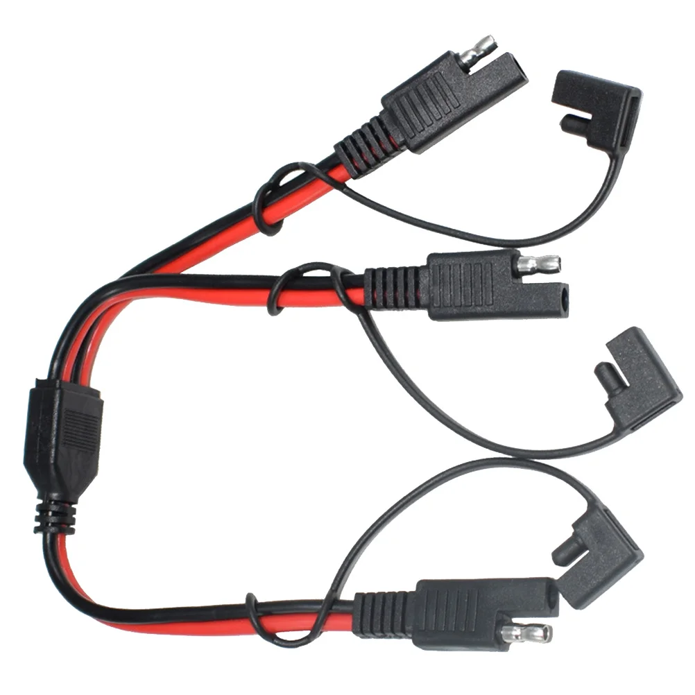 

Sae Extension Cable 1 to 2 Way Splitter for Automotive Power Supply Low Loss High Current Transfer Reliable Connector