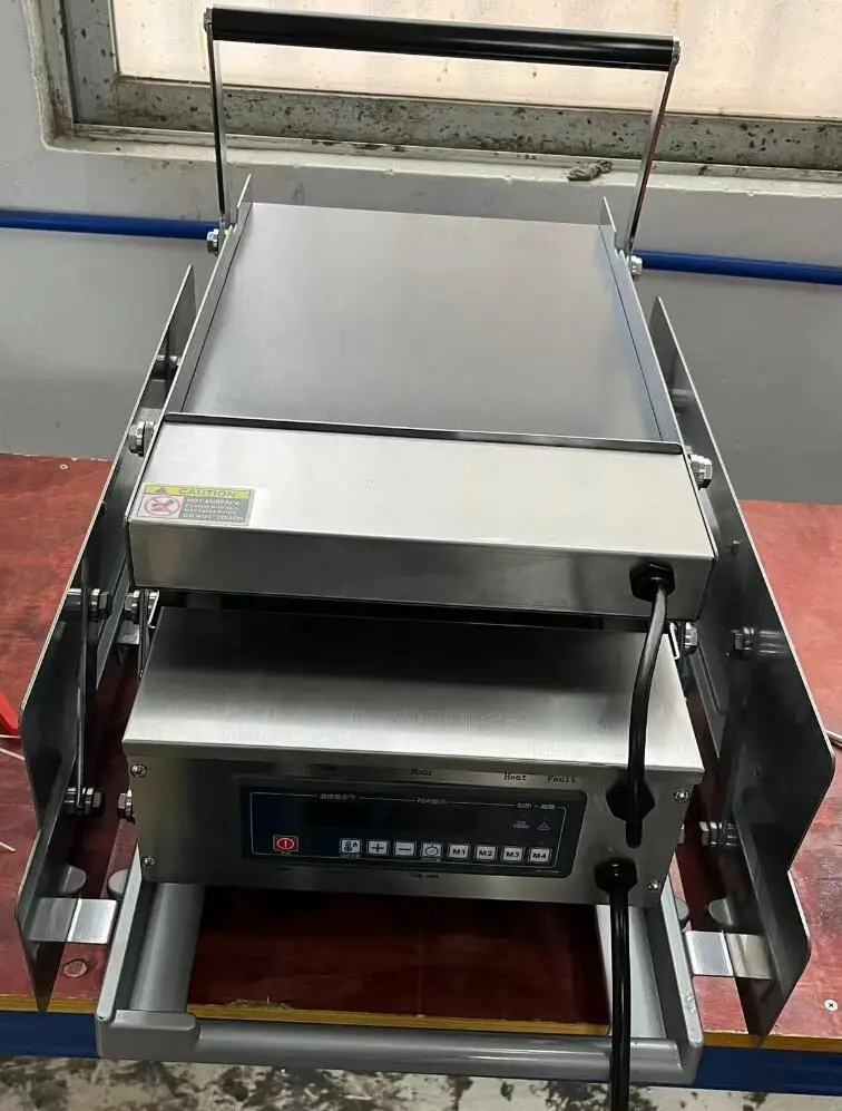 Full Automated Burger Machine Batch Bun Toaster Fast Food Restaurant 3 Layers Hamburger Toaster For Sale