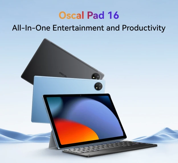 

2025 New OSCAL Pad 16, Helio T606 120Hz 10.1-inch screen, High cost-effective 4G calling tablet, 8GB RAM, 128GB/256GB ROM