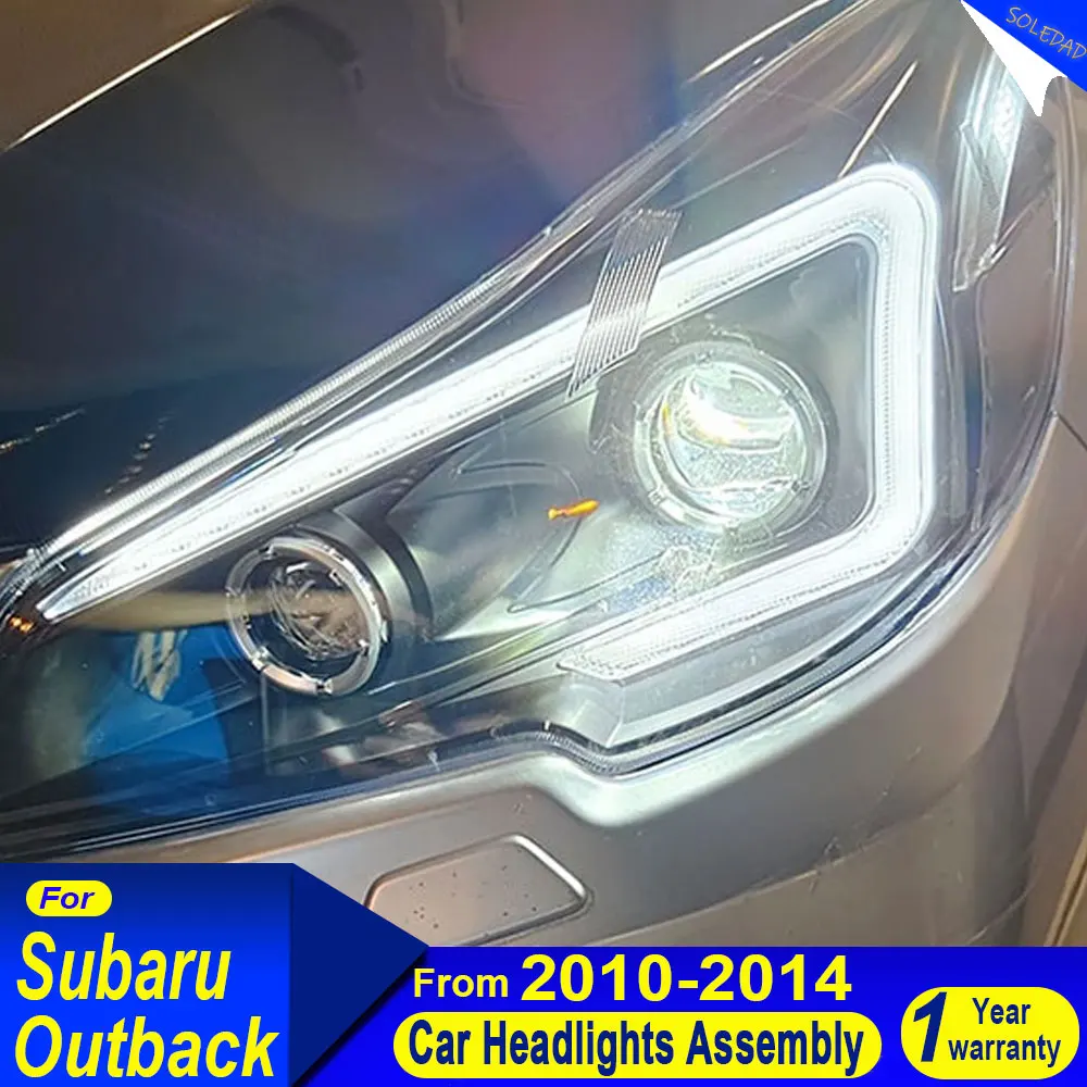 

Car headlights for Subaru Outback Legacy LED Headlight 2010-2014 Outback Legacy Lamp Drl Projector Lens Automotive Accessories