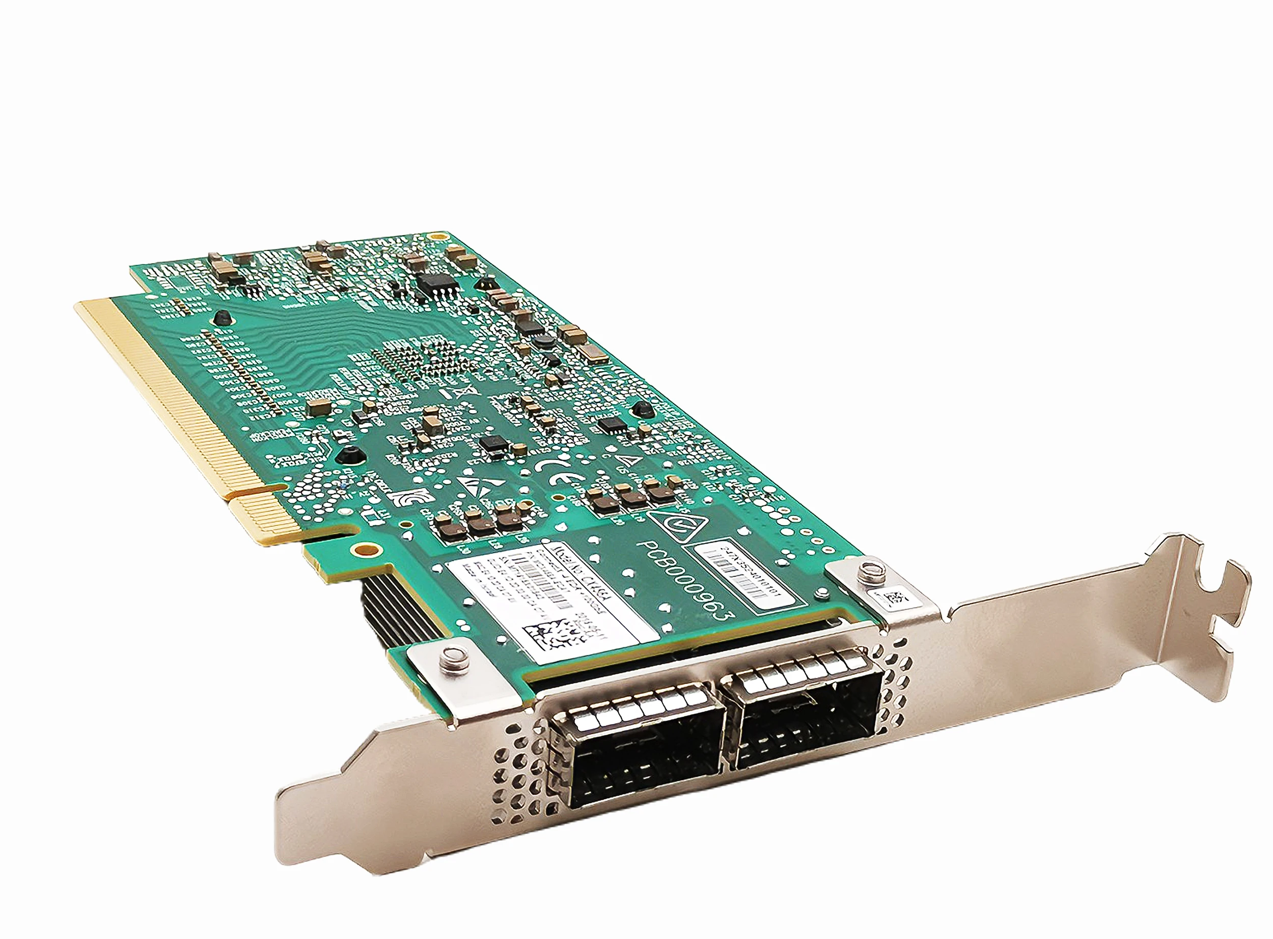 Nouveau serveur réseau 100G Mellanox ConnectX-4 EDR + 100GbE MCX456A-ECAT VPI MF iBand Adaptateur touristes QSFP28 Port 100Gb Alfred PCIe * 16