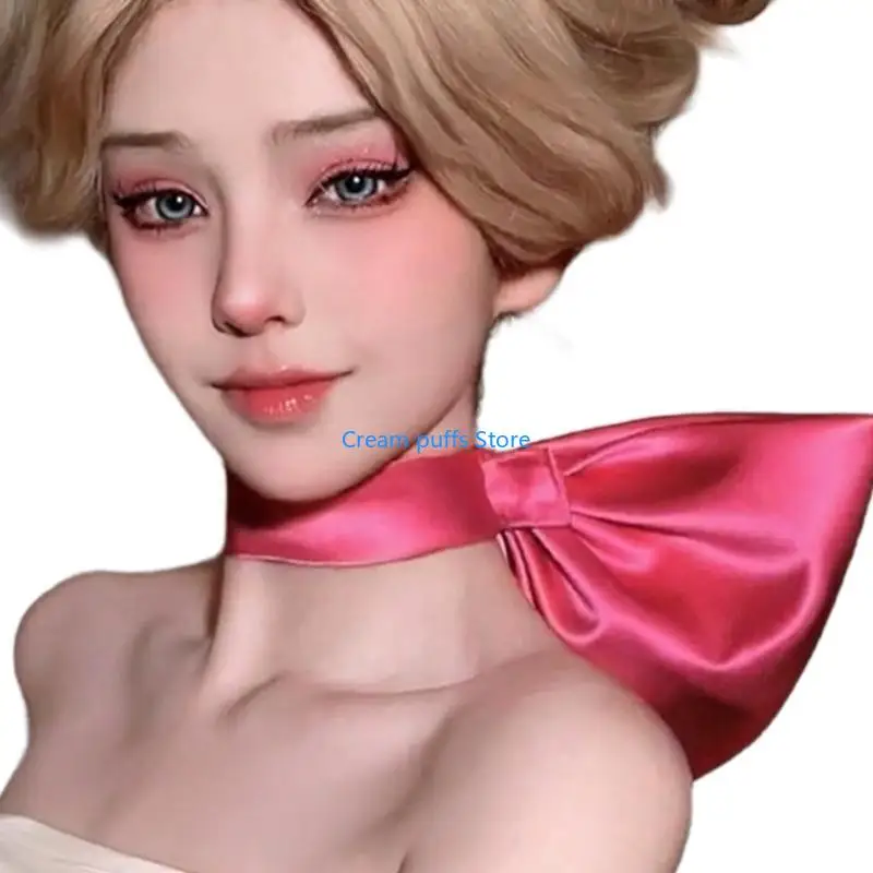 50le Bowknot -Krawabwäsche Fliege Krawatte Choker School Uniform Bowtie Cosplays Kostüme