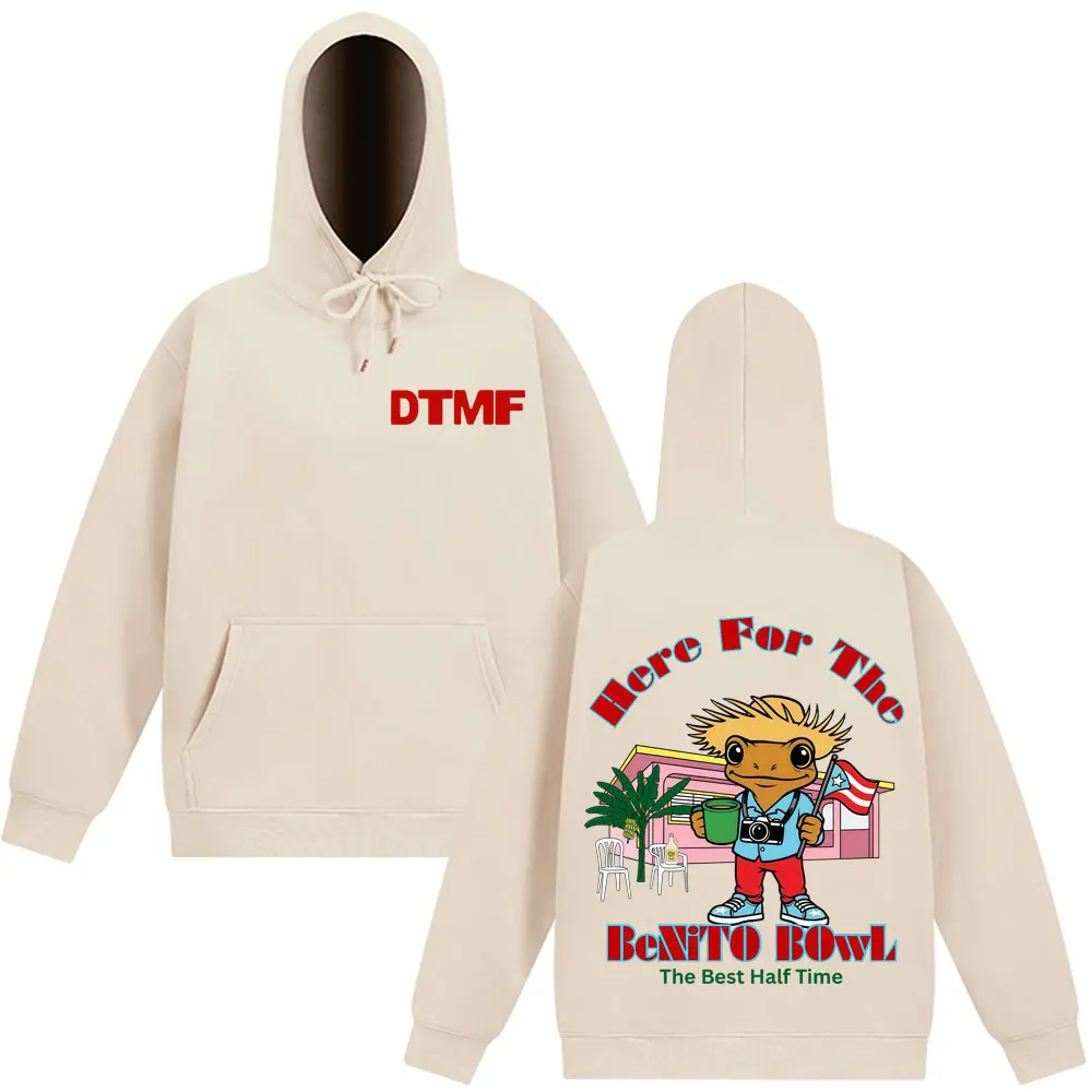 

Свитшоты с принтом Bad Bunny Super Bowl Tour 2026 для мужчин и женщин, эстетичные, модные, повседневные, с длинными рукавами, в стиле Харадзюку