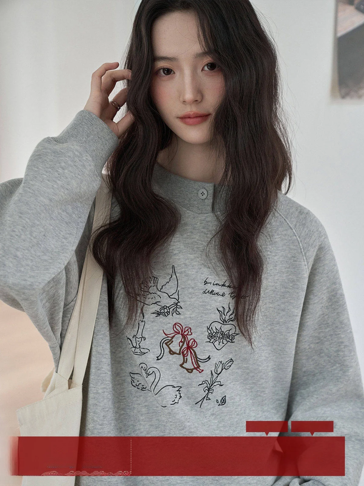 

Новая женская зимняя толстовка MoZao с модным принтом, свободного кроя, с круглым вырезом, утепленная, из смесового хлопка и полиэстера