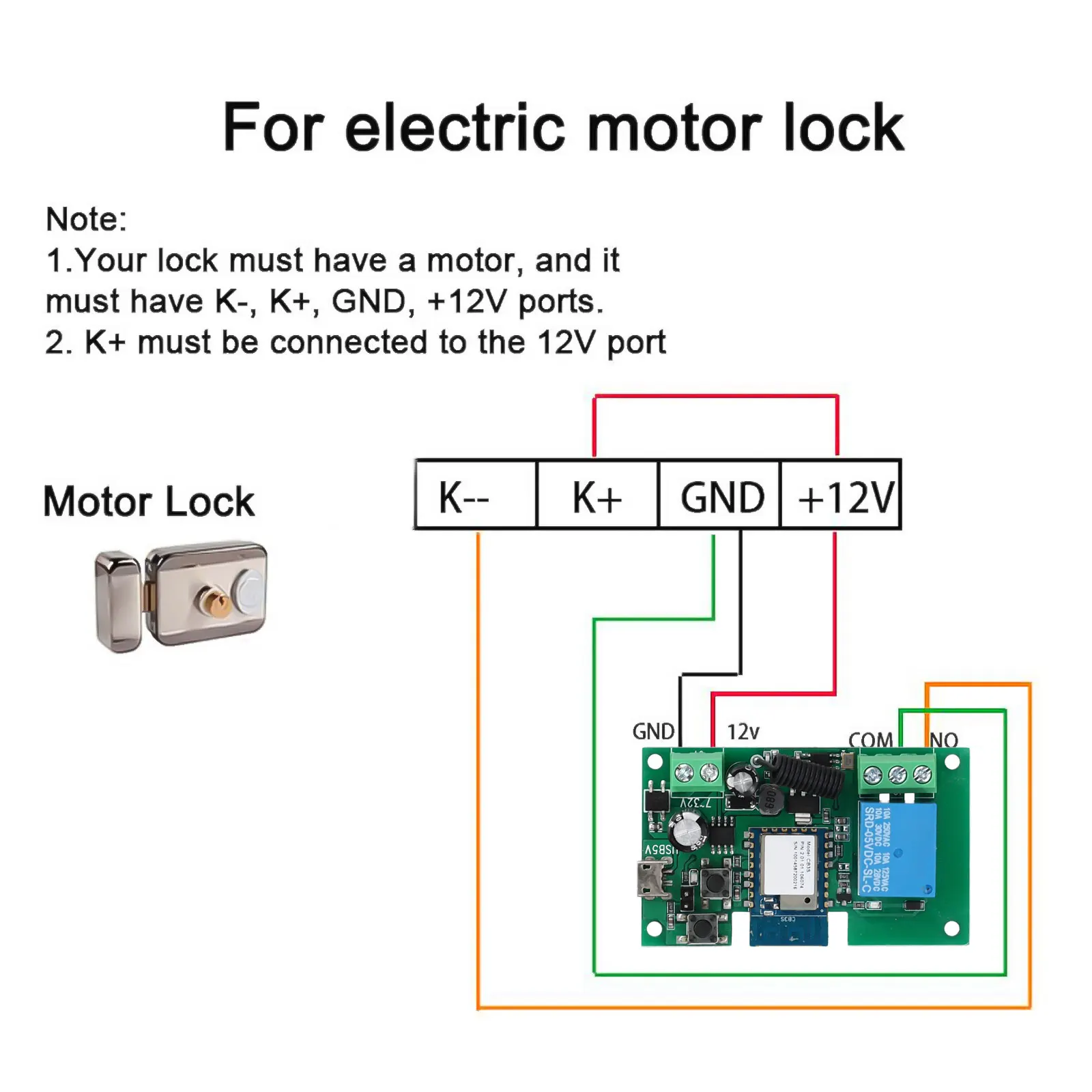 Channel WiFi Smart Home Switch For For For remote Control of Electric Locks Compatible with Smart Home Systems