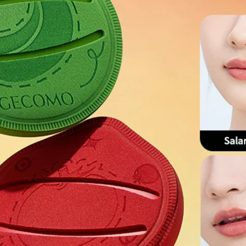 1 SZT. Kreatywna gąbeczka do pudru, super miękka, do nakładania na podkład w formie poduszki powietrznej, do makijażu, do stosowania na sucho i na mokro, aplikator kosmetyczny.