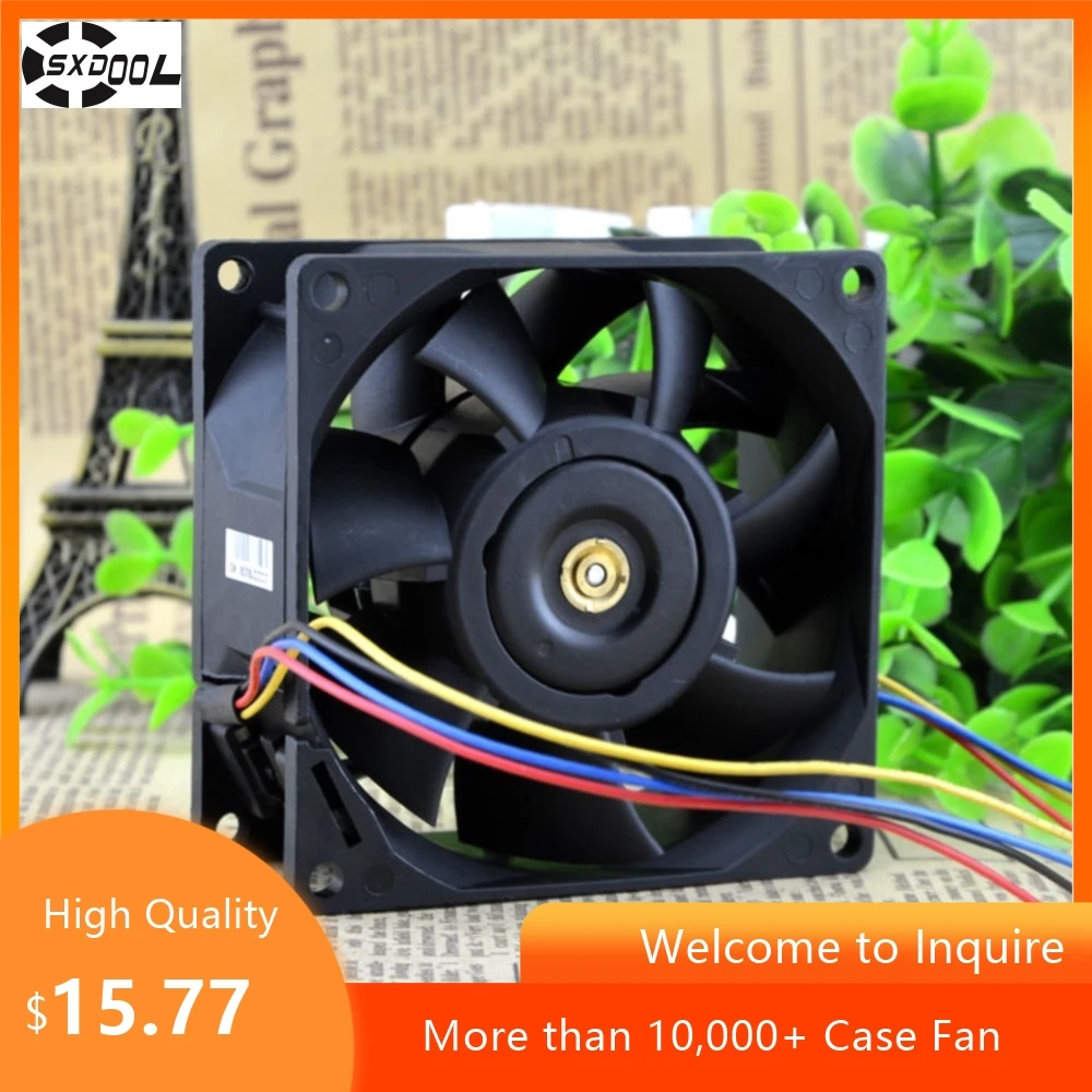 Voor Delta 8038 12 V 0.87A Dual Ball PWM Fan FFB0812SHE voor Hoge Luchtstroom Koeling in Netwerkapparatuur Voedingen