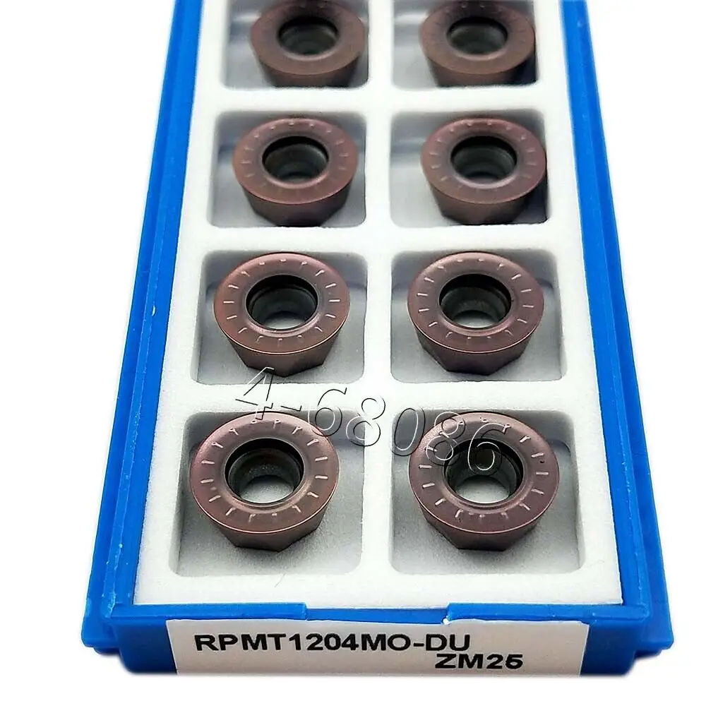 RPMT1204MO DU Milling insert Universal material for SRDPN/EMR 6R Round Nose Mill