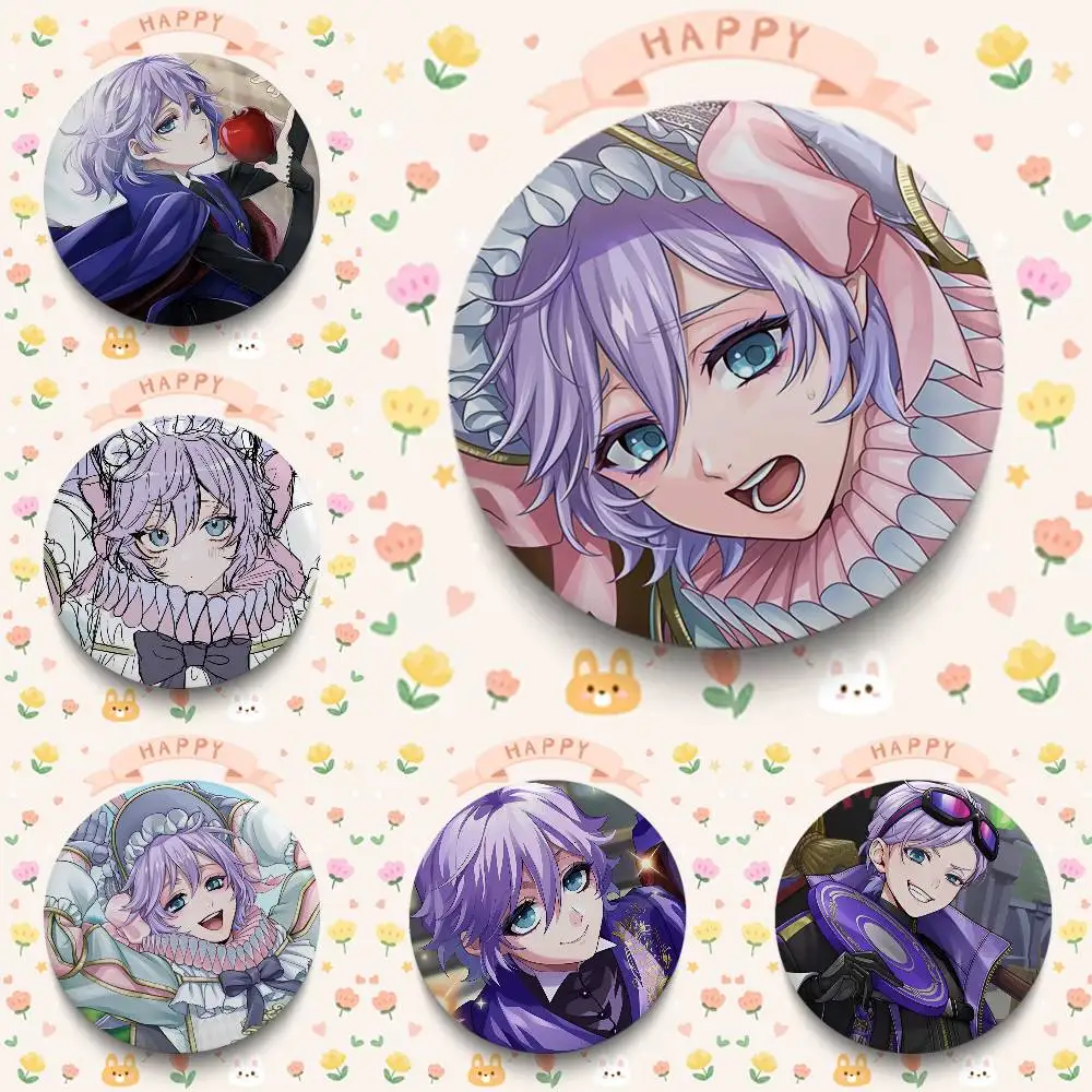 Epel Felmier Anime Figure Badges Button Round Creative Pin Brooch Badge Bag Decor Accessories Fans Collect Friends Gifts