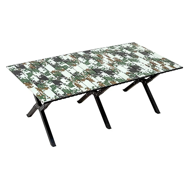 Portable outdoor camping folding camouflage Kermit chair picnic table and chair set